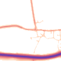 Daytime road noise heatmap for MK18 4PF
