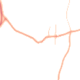 Daytime road noise heatmap for MK18 5BB