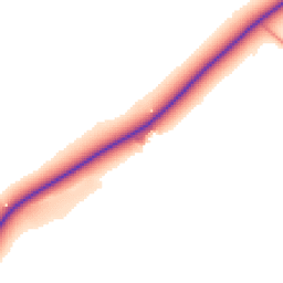 Daytime road noise heatmap for MK18 5EX