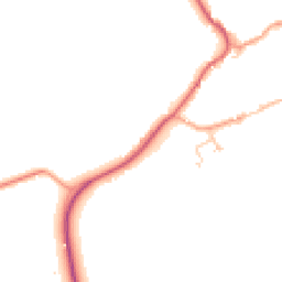 Daytime road noise heatmap for MK18 5HL