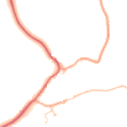 Daytime road noise heatmap for MK18 5HS