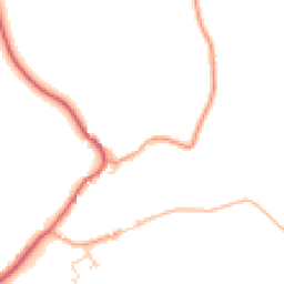 Daytime road noise heatmap for MK18 5HU