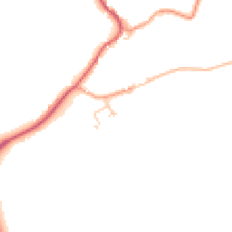Daytime road noise heatmap for MK18 5HX