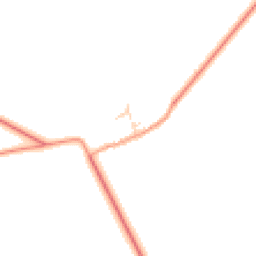 Daytime road noise heatmap for MK18 5JH