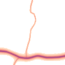 Daytime road noise heatmap for MK18 5LT