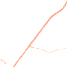 Daytime road noise heatmap for MK18 6AF