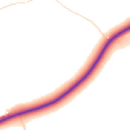 Daytime road noise heatmap for MK18 6AH