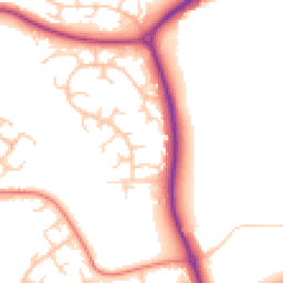 Daytime road noise heatmap for MK18 7DH