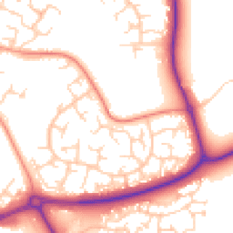 Daytime road noise heatmap for MK18 7DL