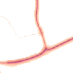 Night-time road noise heatmap for MK18 7DP