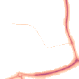 Night-time road noise heatmap for MK18 7EA