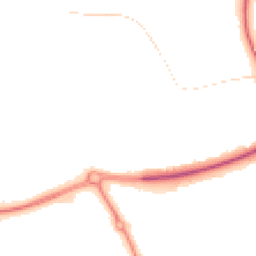 Night-time road noise heatmap for MK18 7EG