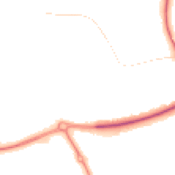 Night-time road noise heatmap for MK18 7EL