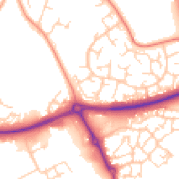 Daytime road noise heatmap for MK18 7EN