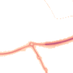 Night-time road noise heatmap for MK18 7EN