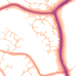 Daytime road noise heatmap for MK18 7HT
