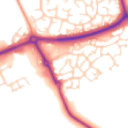 Daytime road noise heatmap for MK18 7RH