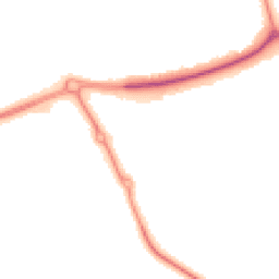 Night-time road noise heatmap for MK18 7RH