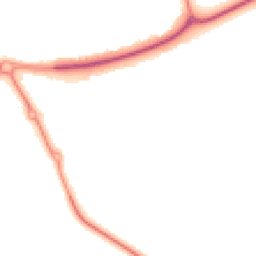 Night-time road noise heatmap for MK18 7RR