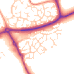 Daytime road noise heatmap for MK18 7RU