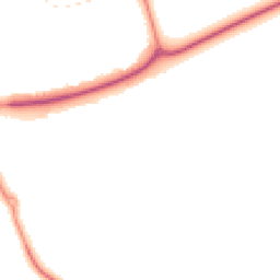 Night-time road noise heatmap for MK18 7SA