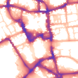 Daytime road noise heatmap for MK40 1AR