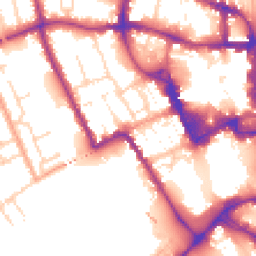 Daytime road noise heatmap for MK40 1DE