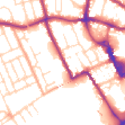 Daytime road noise heatmap for MK40 1DS