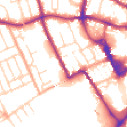 Daytime road noise heatmap for MK40 1DX