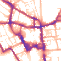 Daytime road noise heatmap for MK40 1EP