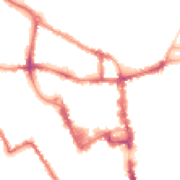 Night-time road noise heatmap for MK40 1EP