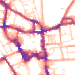 Daytime road noise heatmap for MK40 1LD