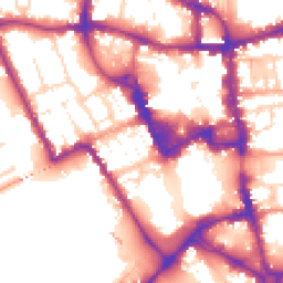Daytime road noise heatmap for MK40 1RD