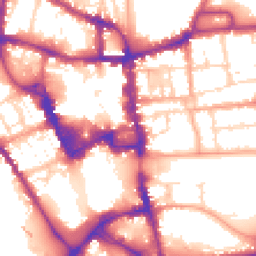 Daytime road noise heatmap for MK40 1SL