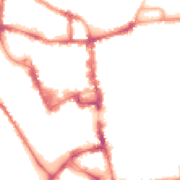 Night-time road noise heatmap for MK40 1SL