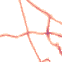 Night-time road noise heatmap for MK40 2DE