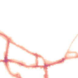 Night-time road noise heatmap for MK40 2ES