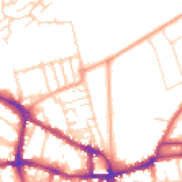 Daytime road noise heatmap for MK40 2EX