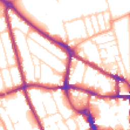 Daytime road noise heatmap for MK40 2FN