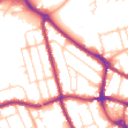 Daytime road noise heatmap for MK40 2FX