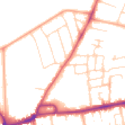 Daytime road noise heatmap for MK40 2LH