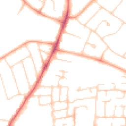 Daytime road noise heatmap for MK40 2PT