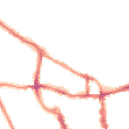 Night-time road noise heatmap for MK40 2RR