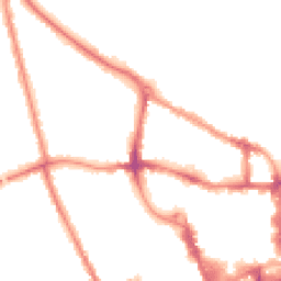 Night-time road noise heatmap for MK40 2SF
