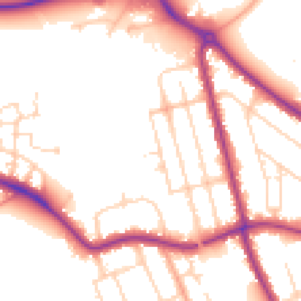 Daytime road noise heatmap for MK40 2TB