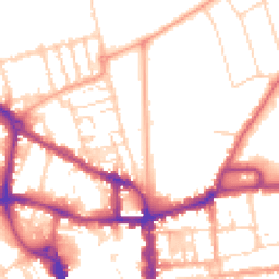 Daytime road noise heatmap for MK40 2TW
