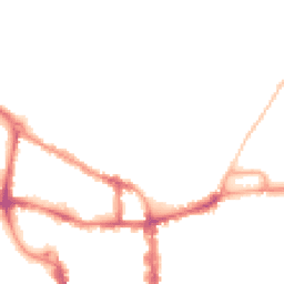 Night-time road noise heatmap for MK40 2TW
