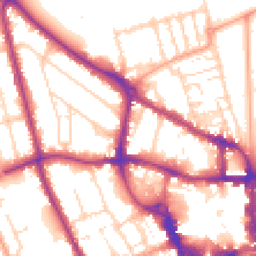 Daytime road noise heatmap for MK40 2UT