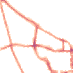Night-time road noise heatmap for MK40 2UT