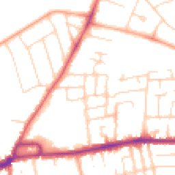 Daytime road noise heatmap for MK40 3DB